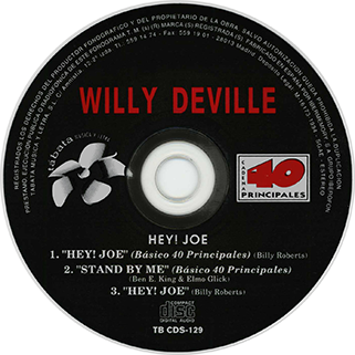willy deville cd hey joe 40 principales label