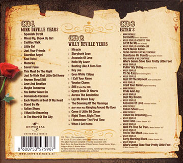 willy deville 3 cd collected (1976-2009) back
