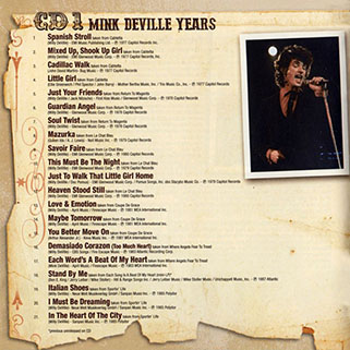 willy deville 3 cd collected (1976-2009) cd 1 tracks