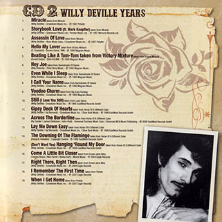willy deville 3 cd collected (1976-2009) cd 2 tracks