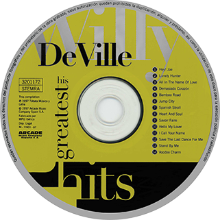 willy deville cd his greatest hits arcade spain label