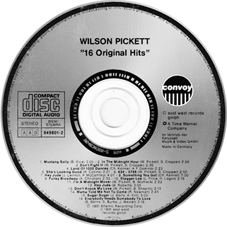 wilson pickett 16 original hits label