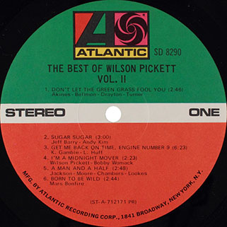 wilson pickett best of volume 2 usa label 1