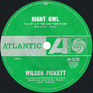 wilson pickett single australia night owl