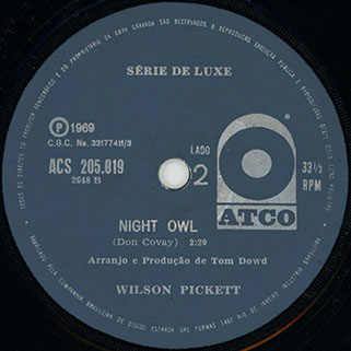 wilson pickett maxi 33rpm brasil night owl